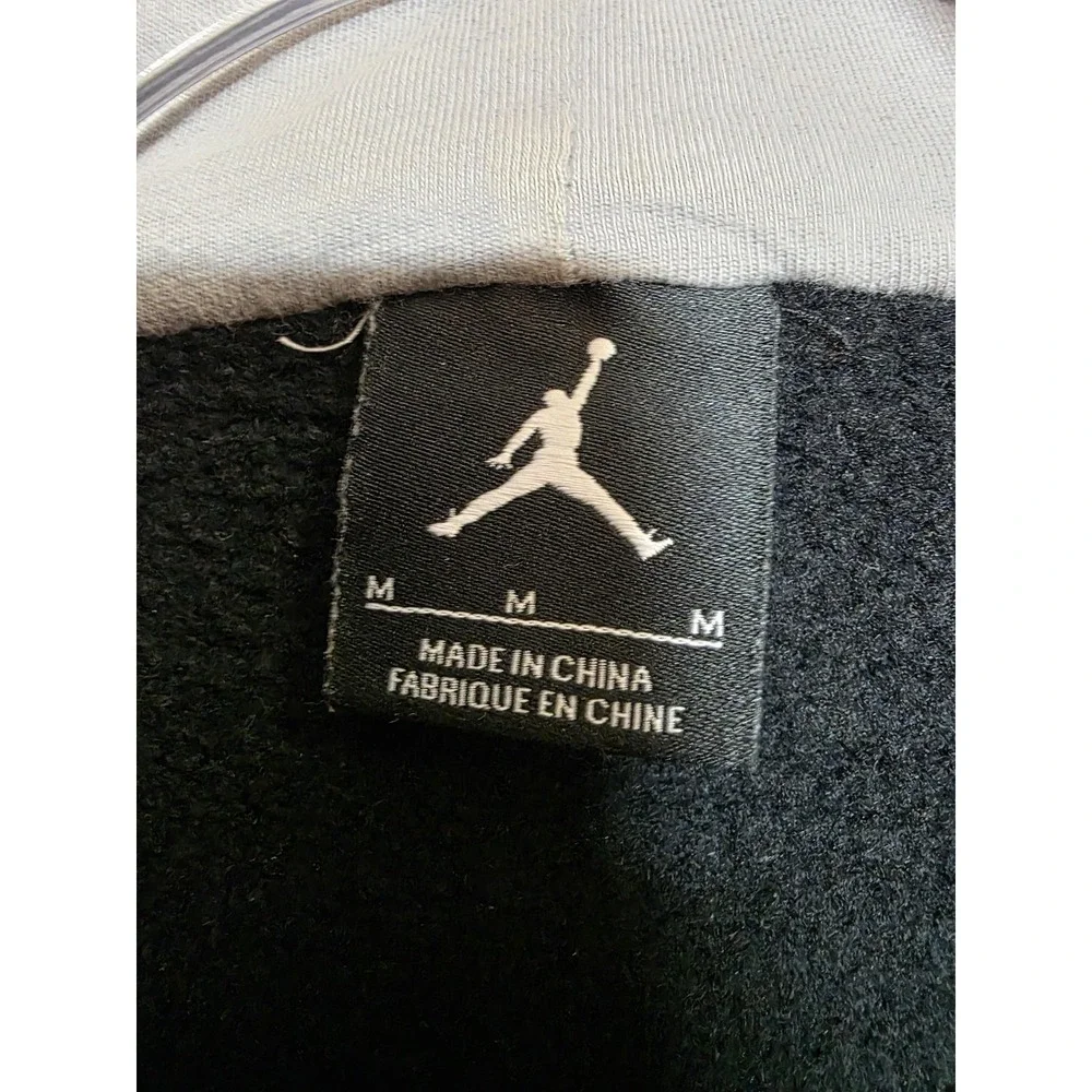 Air Jordan Hoodie Mens Medium Black Pullover Jumpman Graphic‎ Sweatshirt Nike